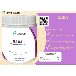 250 Gram GABA (Gamma aminobutyril acid) GIÚP NGỦ NGON, THƯ GIÃN