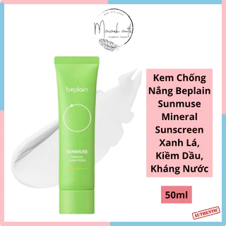 Kem Chống Nắng Beplain Mineral Xanh Lá SPF50 PA++++ Kem Chống Nắng Vật Lý Cho Mọi Loại Da 50ml