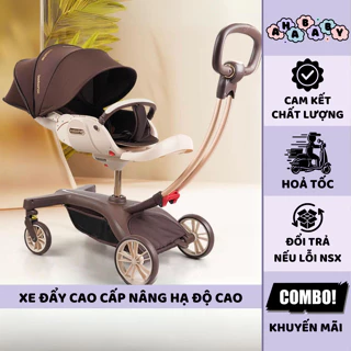 Xe đẩy cho bé Baobaohao V21 cao cấp xoay hai chiều 360 độ có thể gấp gọn, thoáng mát cho bé - Bảo hành 12 tháng