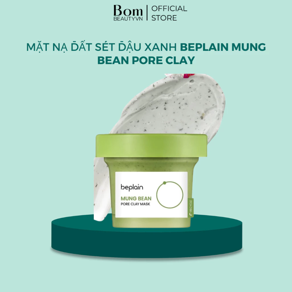 Mặt Nạ Đất Sét Đậu Xanh Beplain Mung Bean Pore Clay Mask 120ml( 04/2026)