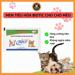 Men tiêu hóa Biotic gói 5g Hỗ trợ tiêu hóa đường ruột cho chó mèo