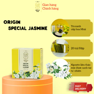 Trà xanh hoa nhài Origin Special Jasmine SACHS TEA 1773 nguyên bản 40g/hộp