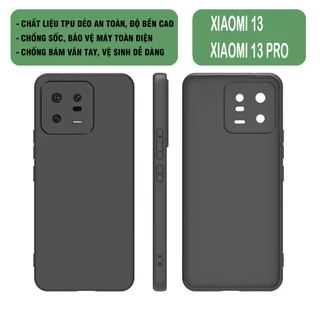 Ốp lưng Xiaomi 13 - Xiaomi 13 Pro chất liệu TPU dẻo,bảo vệ camera, chống sốc bảo vệ toàn diện máy