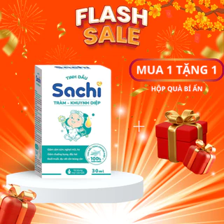 Tinh Dầu Tràm - Khuynh Diệp Sachi Giúp Làm Ấm Cơ Thể, Giảm Chướng Bụng, Làm Dịu Các Vết Côn Trùng Cắn 30ml