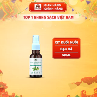 Xịt Tinh Dầu Đuổi Muỗi AN AN 50ml Khử Mùi hiệu quả Bạc Hà