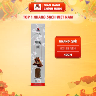 Nhang sạch AN AN làm từ vỏ quế thiên nhiên gói 38 nén tiện lợi, hương sạch ít khói.