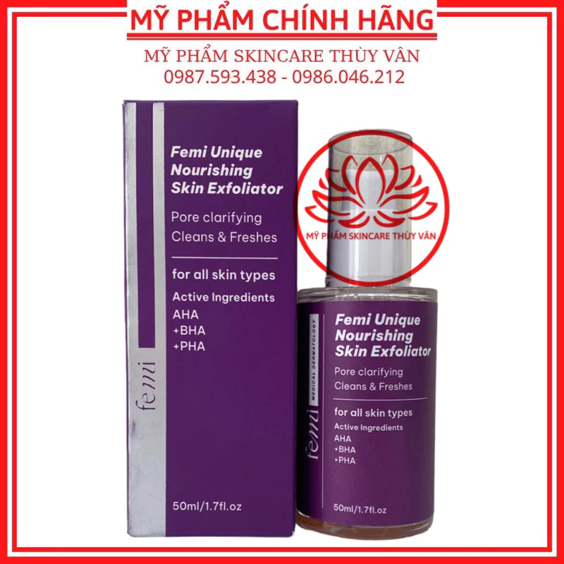 Tẩy Tế Bào Chết Hoá Học Hàn Quốc Chính Hãng FEMI 50ml