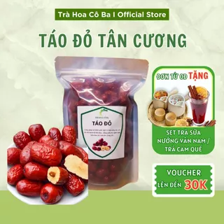 Táo đỏ, táo đỏ tân cương sấy khô thơm, ngọt, bổ máu Trà Hoa Cô Ba