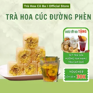 [Gói Dùng Thử] Trà Hoa Cúc Đường Phèn, Trà Thảo Mộc Thanh Nhiệt Giải Độc, Giảm Đau Đầu, Trà Hoa Cô Ba