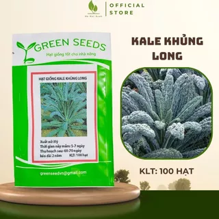 Hạt giống Cải Kale Khủng Long hạt giống rau củ quả trồng quanh năm, hạt giống rau năng suất cao