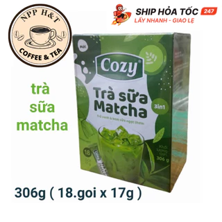 COZY TRÀ SỮA MATCHA 3 TRONG 1 ( 17G X 10 TÚI )