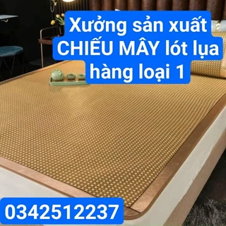 [ xưởng sỉ ] Chiếu mây điều hòa cao cấp, thoáng mát, lót lụa bền đẹp dễ vệ sinh. có chun gài hàng loại 1