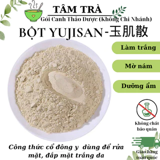 Bột Yujisan dùng để rửa mặt ,đắp mặt nạ -Hỗ trợ làm trắng sáng da -Tâm Trà