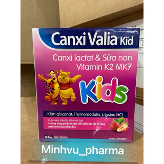 CANXI VALIA KID - Ống uống bổ sung calci cho trẻ em - Hộp 20 ống