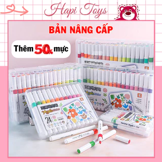 Bút Màu Acrylic Marker Hapi Toys - Vẽ Trên Mọi Chất Liệu 12/24/36/48/60//72 Cao Cấp Màu Sắc Tươi Sáng bút sơn Acrylic