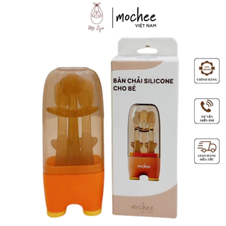 MOCHEE - Gạc Rơ Silicone/ Bàn Chải Đánh Răng Silicone Mochee Cho Bé