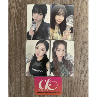 Ảnh sưu tầm photocard bo góc AESPA LIGHTSTICK, GIRLS chính hãng