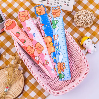 Thước kẻ nhựa cute 15cm (Ngẫu nhiên)