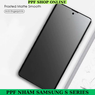 Dán PPF nhám chống vân tay + bóng dành cho Samsung S24 Ultra , S24 , S23 Ultra , S23 Plus , S22 Plus , S22 Ultra dễ dán