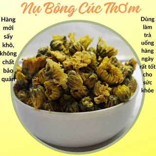 Nụ Bông Cúc Thơm - 100gr Cúc Nụ, dùng làm trà hoa cúc, hàng mới, khô sạch