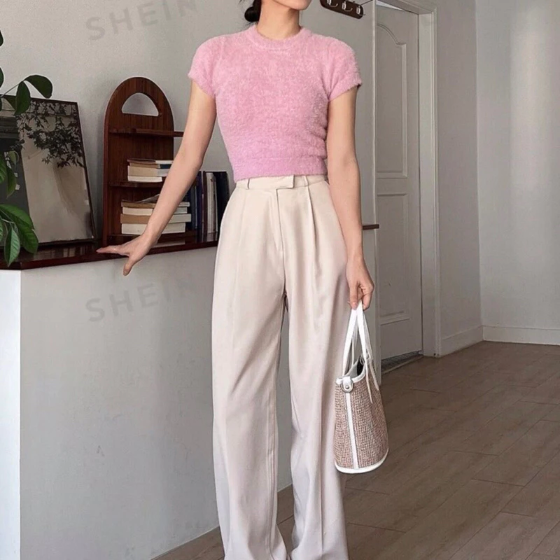 [ORDER SHEIN] Áo len tay ngắn.