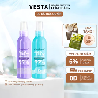 Xịt Khoáng Compliment Aqua Spray 99%, Sịt Dưỡng Da Cấp Ẩm Phục Hồi Làm Dịu Cân Bằng Khoáng Chất 200ml/Chai