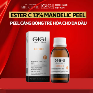 Peel dành cho da dầu GIGI LABORATORIES Ester C Mandelic & Salicylic Peel Test Sample 10ml