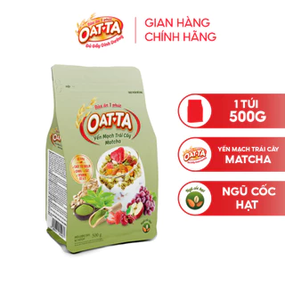 Yến Mạch Trái Cây Matcha OATTA Thơm Ngon Đầy Đủ Chất Dinh Dưỡng