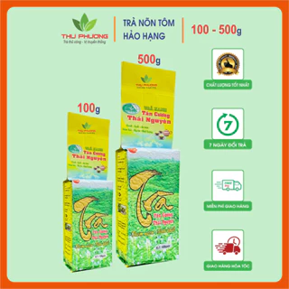 500G trà xanh thái nguyên, trà nõn tôm Tân Cương hảo hạng, chế biến thủ công, trà sạch VietGap