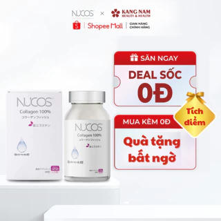 Viên uống giúp săn da, ngừa chảy xệ 100% Collagen Nucos Hộp 90 viên