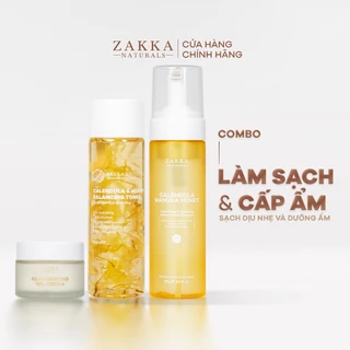 Trọn Bộ Dưỡng Da Cấp Ẩm Zakka Naturals 5