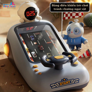 Bộ đồ chơi máy điều khiển đường đua xe ô tô tránh chướng ngại vật phiên bản mới có đồng hồ hẹn giờ