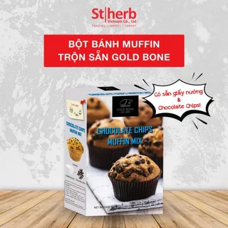 Bột Làm Bánh Muffin Sô Cô La Chips Trộn Sẵn (Hãng Gold Bone) Trọng Lượng 400G