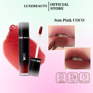 Son Kem Lì PINK COCO - Tông Màu Trendy Dễ Sử Dụng, Cấp Ẩm, Lâu Trôi, Chống Thấm Nước - LuxeBeauty