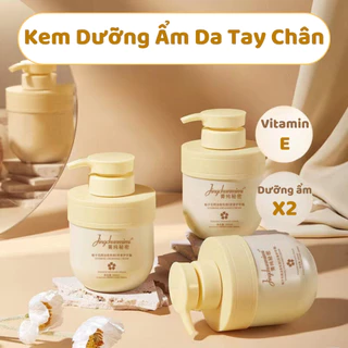 Sữa Dưỡng Thể Da Tay Chân JingChunMimi 300ml, Kem Dưỡng Trắng Da Chứa Vitamin E Cấp Ẩm Trắng Da Tự Nhiên