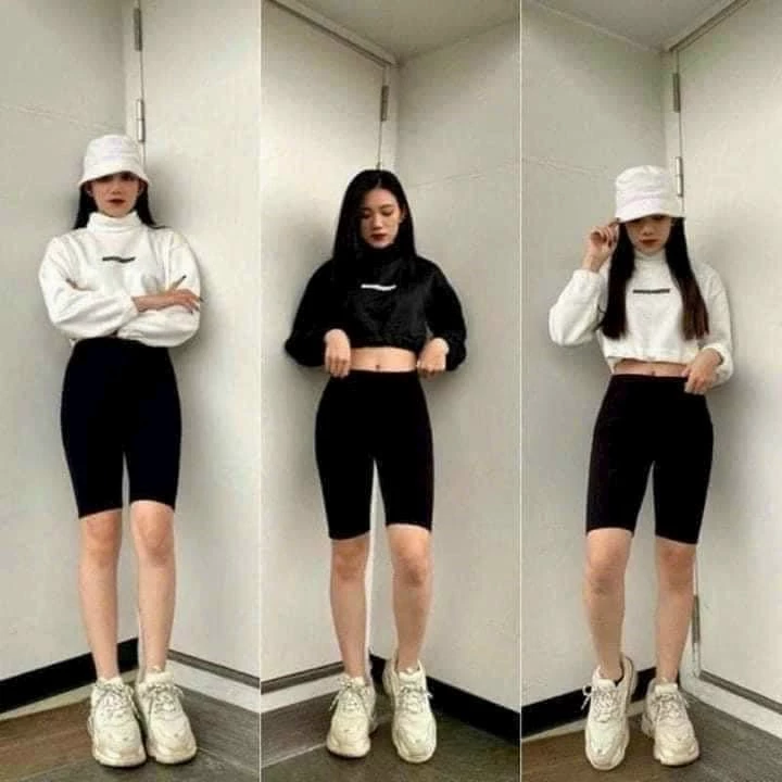 Quần ngố nữ quần ngắn ôm shorts biker thun cotton nhiều màu freesize dưới 60kg bán chạy giá rẻ siêu hot