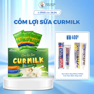 Cốm Lợi Sữa Curmilk Cho Mẹ Sau Sinh- Tăng Tiết Sữa, Sữa Sánh Đặc- Hộp 20 Gói - ĐH Dược HN