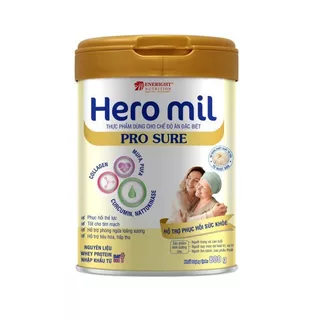 Sữa dinh dưỡng HeroMil Pro 850g dành cho bệnh nhân ung thư, phục hồi sau điều trị