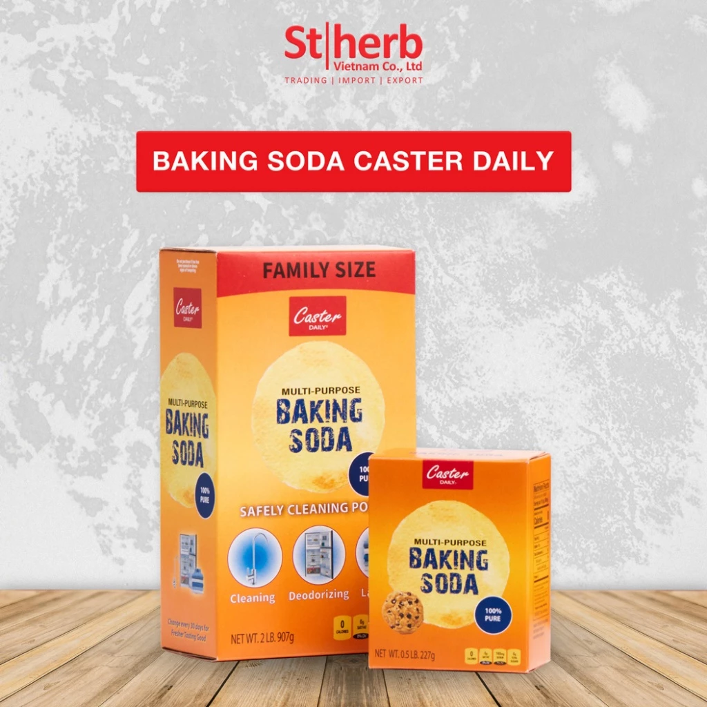 Baking Soda Đa Dụng (Hãng Caster Daily) Trọng Lượng 227g - 907g