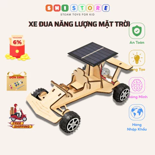 Đồ Chơi STEM, Xe Đua Năng Lượng Mặt Trời, Đồ Chơi Thông Minh