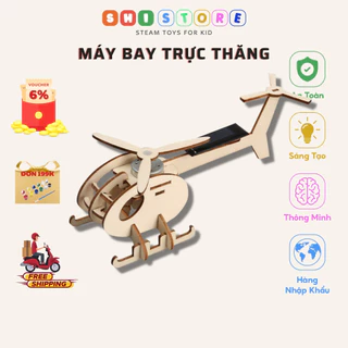 Đồ Chơi STEM, Mô Hình Máy Bay Trực Thăng, Đồ Chơi Thông Minh