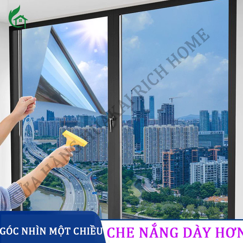 Giấy dán nhiệt UV Glass, Phim cách nhiệt cửa sổ phản chiếu cho cửa kính chống trộm