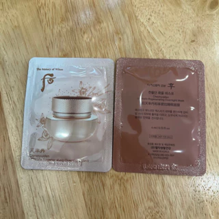 [MẪU MỚI] Gói 4ml Mặt nạ ngủ tá.i si.nh da Whoo Cheonyuldan Ultimate Regenerating Overnight Mask