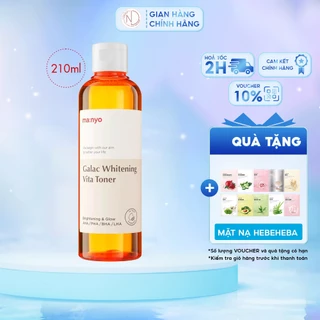 Nước hoa hồng ma:nyo Galac Whitening Vita Toner 210ml làm sáng da, thu nhỏ lỗ chân lông