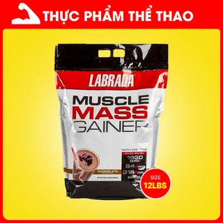 Sữa tăng cân MUSCLE MASS LABRADA (12LBS) - Hàng Chính Hãng