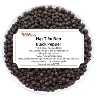 Hạt Tiêu Đen Loại 1 Túi 1Kg(Black Pepper) Việt Hiệp