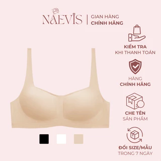 Áo Ngực Không Gọng, Mút Mỏng Có Thể Tháo Rời Seamless 20D Thoáng Khí Mềm Mại Naevis Lingerie