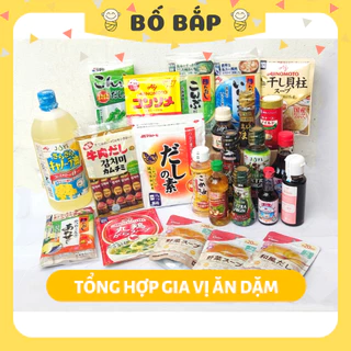 Gia vị ăn dặm cho bé, hạt nêm cho bé ăn dặm, dầu ăn cho bé cho bé từ 6 tháng tuổi - Bố Bắp Store