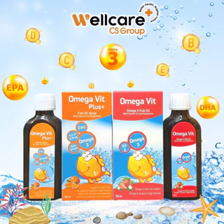 OMEGA VIT PLUS bổ sung vitamin & Omega3 giúp phát triển trí não, tăng cường đề kháng cho trẻ