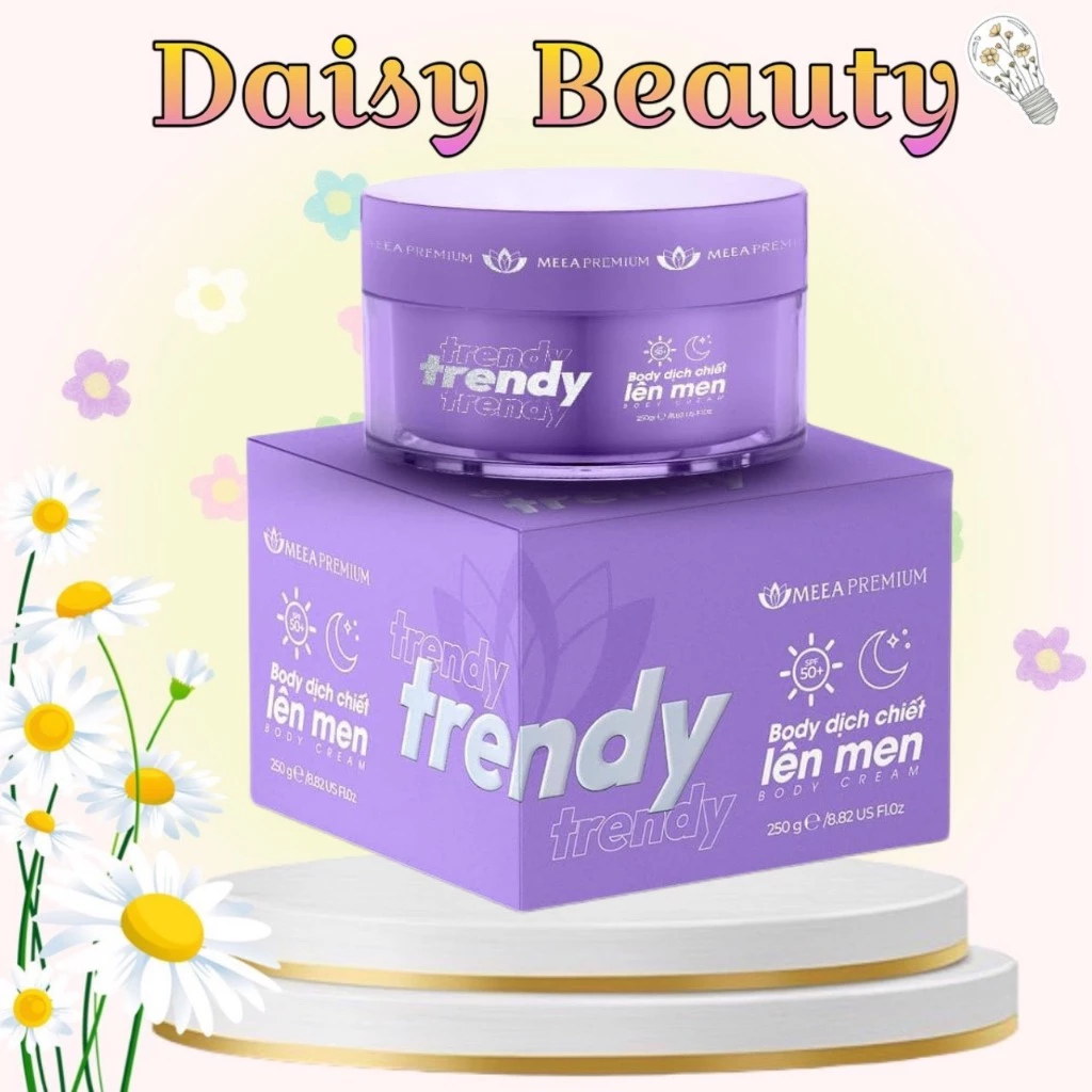 [GIÁ SỈ] KEM BODY TRENDY DỊCH CHIẾT LÊN MEN MEEA PREMIUM - DAISY